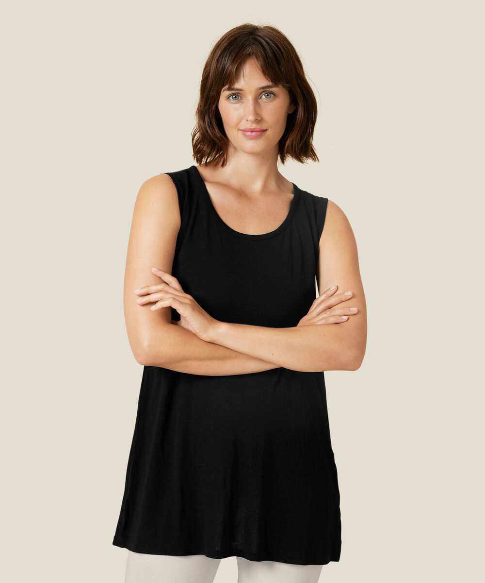 Elta JERSEY Top, Black