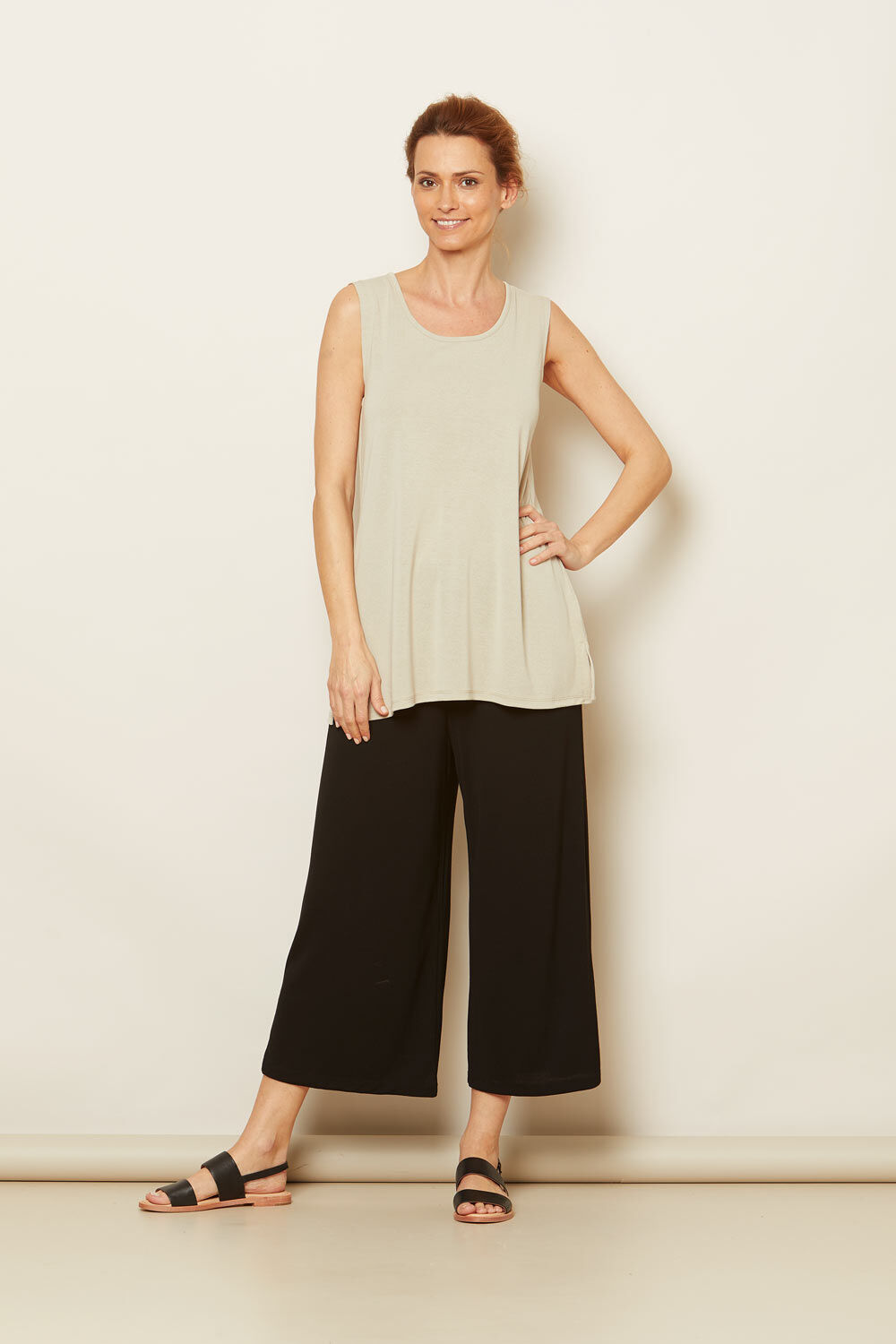Pam JERSEY Trousers, Black